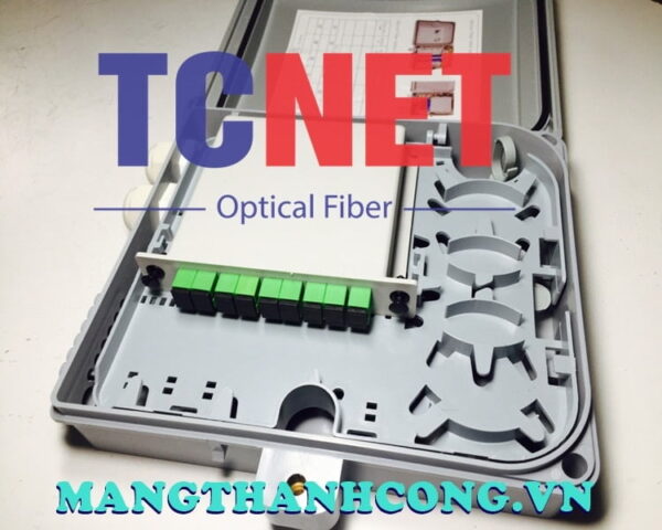 hop phoi quang ngoai troi ftth gpon gan bo chia quang splitter box abs mini