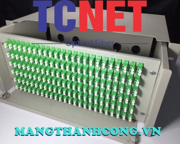 hop phoi quang odf 144fo khay truot gan rack 19 lcapc sm 1