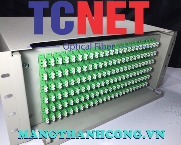 hop phoi quang odf 144fo khay truot gan rack 19 lcapc sm 2