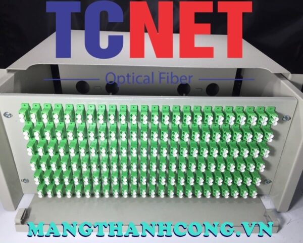 hop phoi quang odf 144fo khay truot gan rack 19 lcapc sm 5