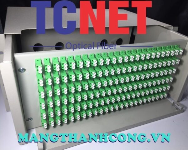 hop phoi quang odf 144fo khay truot gan rack 19 lcapc sm