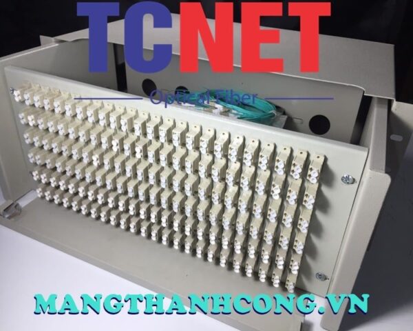 hop phoi quang odf 144fo khay truot gan rack 19 lcpc om4