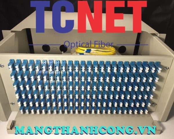 hop phoi quang odf 144fo khay truot gan rack 19 lcupc sm 1