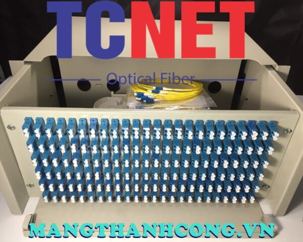 hop phoi quang odf 144fo khay truot gan rack 19 lcupc sm 2