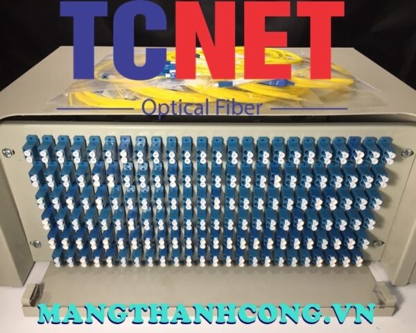 hop phoi quang odf 144fo khay truot gan rack 19 lcupc sm 5