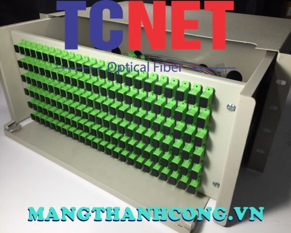 hop phoi quang odf 144fo khay truot gan rack 19 scapc 12 mau sm 1