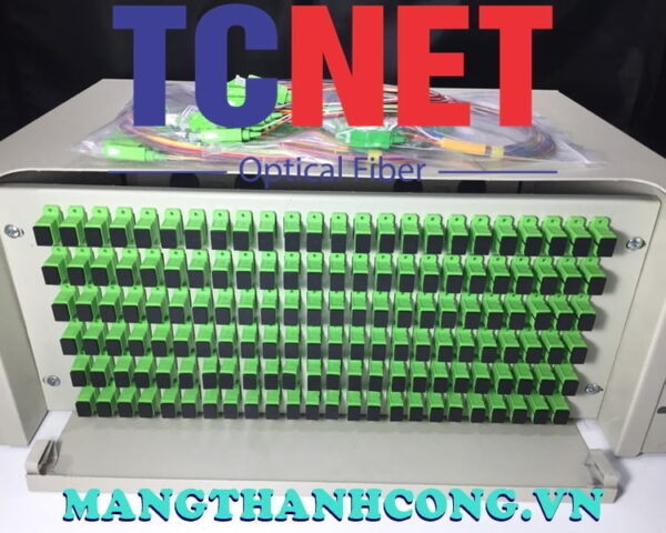 hop phoi quang odf 144fo khay truot gan rack 19 scapc 12 mau sm 5