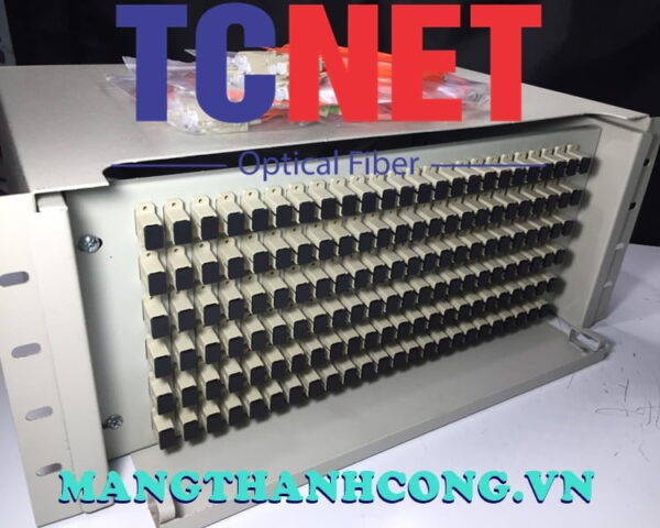 hop phoi quang odf 144fo khay truot gan rack 19 scpc mm 4