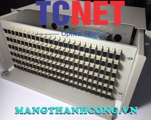 hop phoi quang odf 144fo khay truot gan rack 19 scpc om4