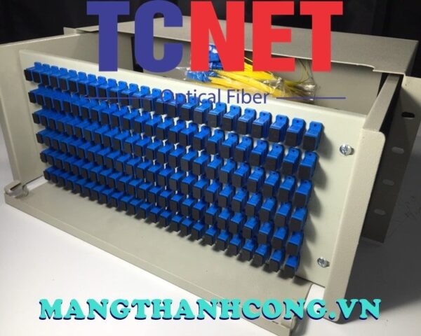 hop phoi quang odf 144fo khay truot gan rack 19 scupc sm 1