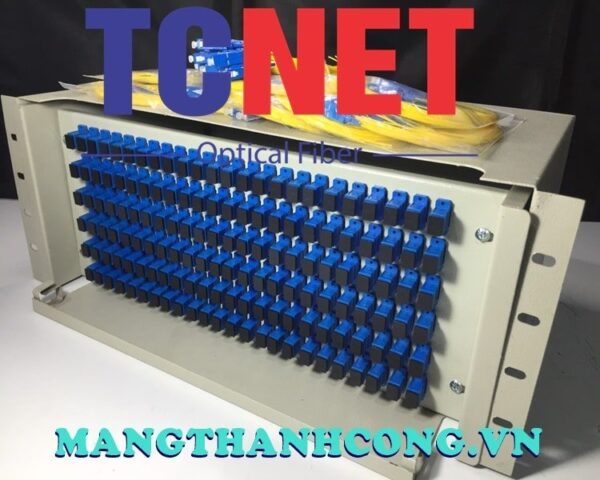 hop phoi quang odf 144fo khay truot gan rack 19 scupc sm 3