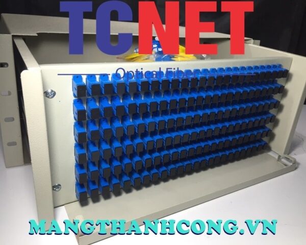hop phoi quang odf 144fo khay truot gan rack 19 scupc sm 5