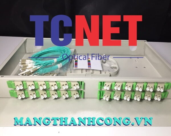 hop phoi quang odf 24fo khay co dinh gan rack 19 lc duplex om8