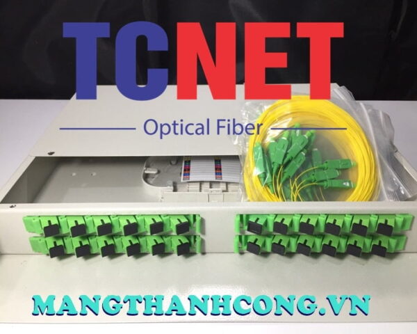hop phoi quang odf 24fo khay co dinh gan rack 19 scapc sm