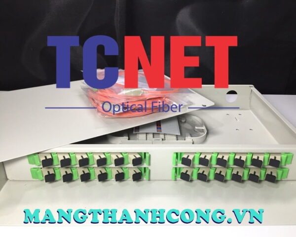 hop phoi quang odf 24fo khay co dinh gan rack 19 scpc mm 2