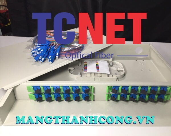 hop phoi quang odf 24fo khay co dinh gan rack 19 scupc 12 mau sm 1