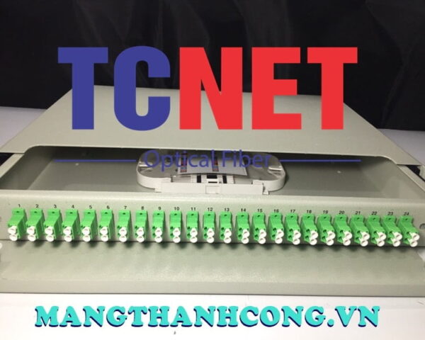 hop phoi quang odf 24fo khay truot gan rack 19 lcapc duplex sm 8