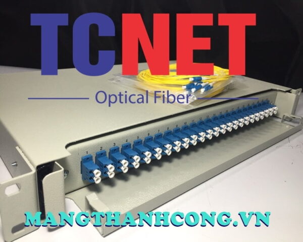 hop phoi quang odf 24fo khay truot gan rack 19 lcupc duplex sm 10