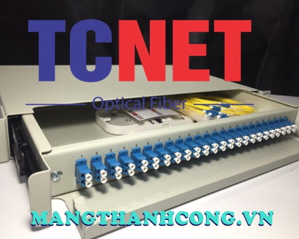 hop phoi quang odf 24fo khay truot gan rack 19 lcupc duplex sm 6
