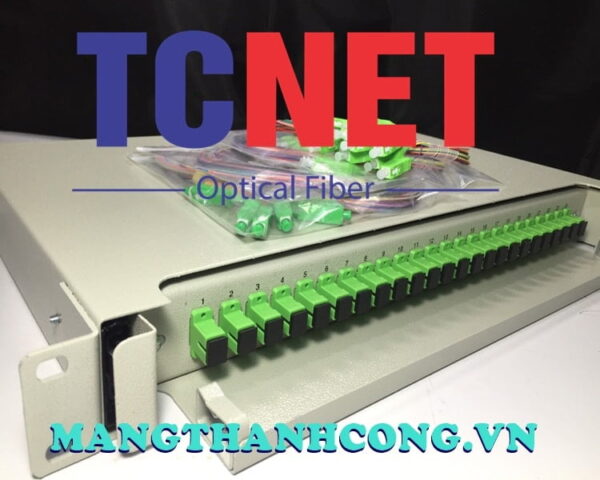 hop phoi quang odf 24fo khay truot gan rack 19 scapc 12 mau sm 11