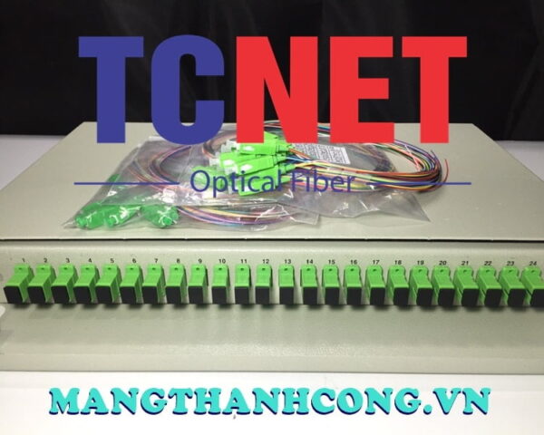 hop phoi quang odf 24fo khay truot gan rack 19 scapc 12 mau sm 9
