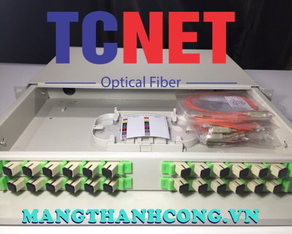 hop phoi quang odf 24fo khay truot gan rack 19 scpc mm 1