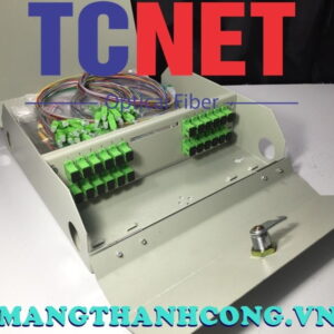 Hộp phối quang ODF 6FO Trong Nhà Treo Tường SC/APC 12 màu SM