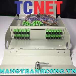 Hộp phối quang ODF 8FO Trong Nhà Treo Tường SC/APC 12 màu SM