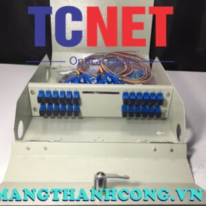 Hộp phối quang ODF 8FO Trong Nhà Treo Tường SC/UPC 12 màu SM
