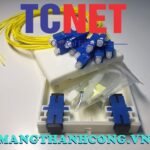 Hộp phối quang ODF 2FO FTTH2 SC/UPC SM Simplex Trắng Kem