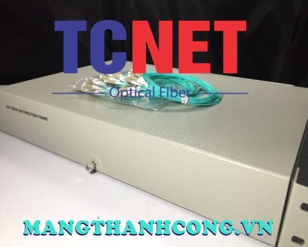 hop phoi quang odf 48fo khay co dinh gan rack 19 lc duplex om11