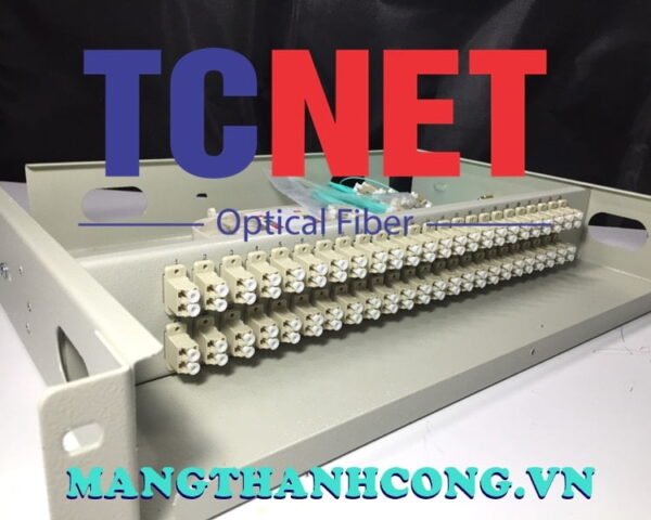 hop phoi quang odf 48fo khay co dinh gan rack 19 lc duplex om6