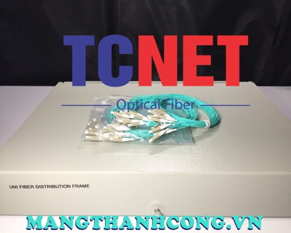 hop phoi quang odf 48fo khay co dinh gan rack 19 lc duplex om9