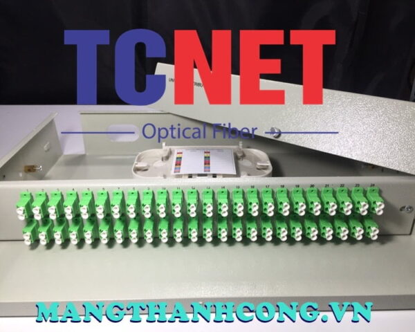 hop phoi quang odf 48fo khay co dinh gan rack 19 lcapc duplex sm 2
