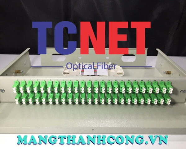 hop phoi quang odf 48fo khay co dinh gan rack 19 lcapc duplex sm 4