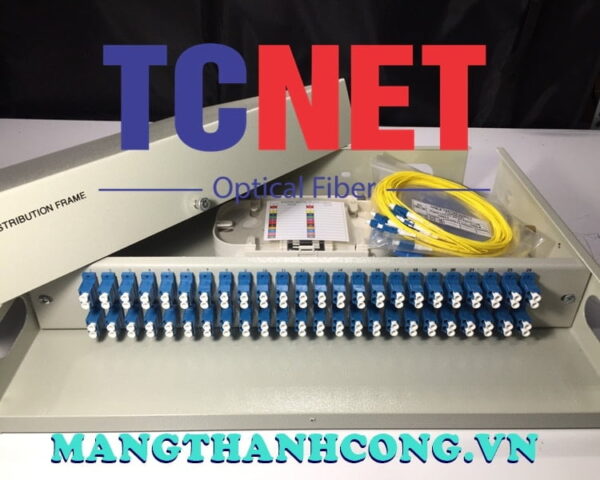 hop phoi quang odf 48fo khay co dinh gan rack 19 lcupc duplex sm