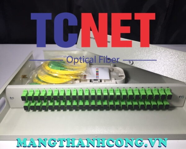 hop phoi quang odf 48fo khay co dinh gan rack 19 scapc sm 4