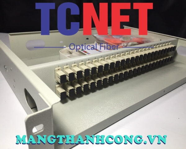hop phoi quang odf 48fo khay co dinh gan rack 19 scpc mm 4