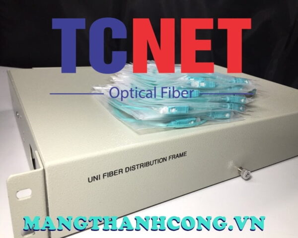 hop phoi quang odf 48fo khay co dinh gan rack 19 scpc om9