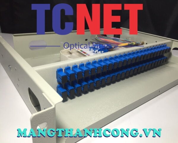 hop phoi quang odf 48fo khay co dinh gan rack 19 scupc 12 mau sm 2