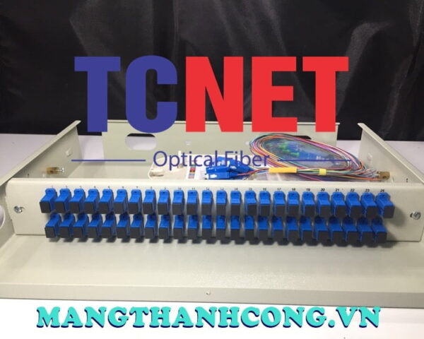 hop phoi quang odf 48fo khay co dinh gan rack 19 scupc 12 mau sm 5
