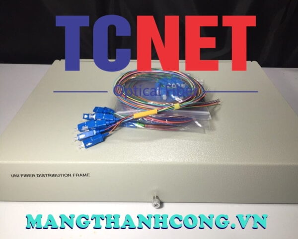 hop phoi quang odf 48fo khay co dinh gan rack 19 scupc 12 mau sm 7