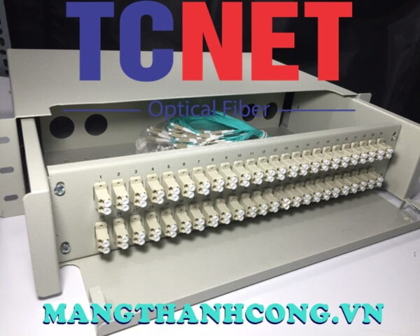 hop phoi quang odf 48fo khay truot gan rack 19 lc duplex om12