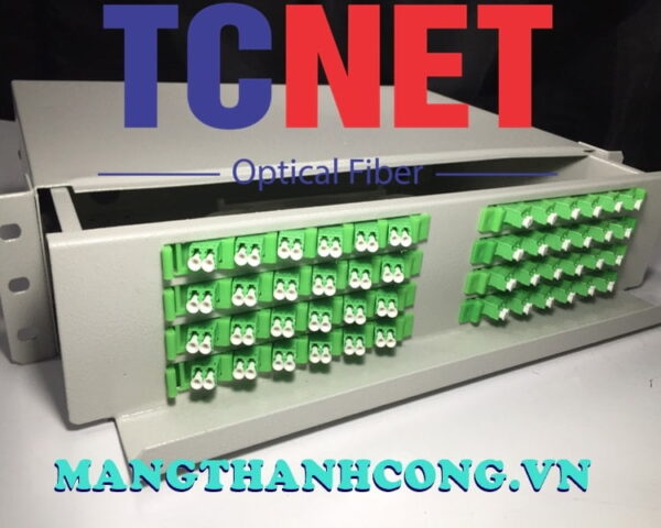 hop phoi quang odf 48fo khay truot gan rack 19 lcapc duplex sm 2