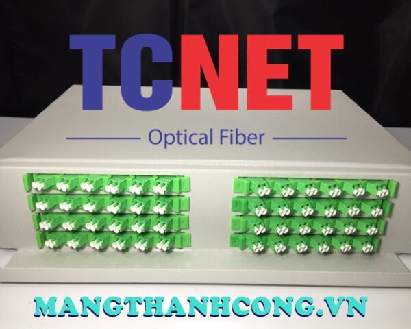hop phoi quang odf 48fo khay truot gan rack 19 lcapc duplex sm 4