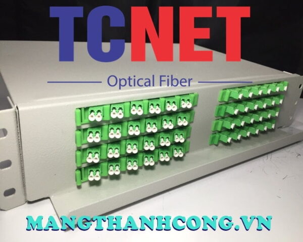hop phoi quang odf 48fo khay truot gan rack 19 lcapc duplex sm 5