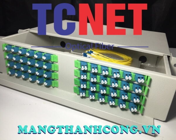 hop phoi quang odf 48fo khay truot gan rack 19 lcupc duplex sm 1