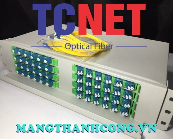 hop phoi quang odf 48fo khay truot gan rack 19 lcupc duplex sm 2