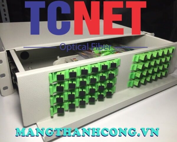 hop phoi quang odf 48fo khay truot gan rack 19 scapc 12 mau sm 1