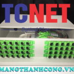 hop phoi quang odf 48fo khay truot gan rack 19 scapc 12 mau sm